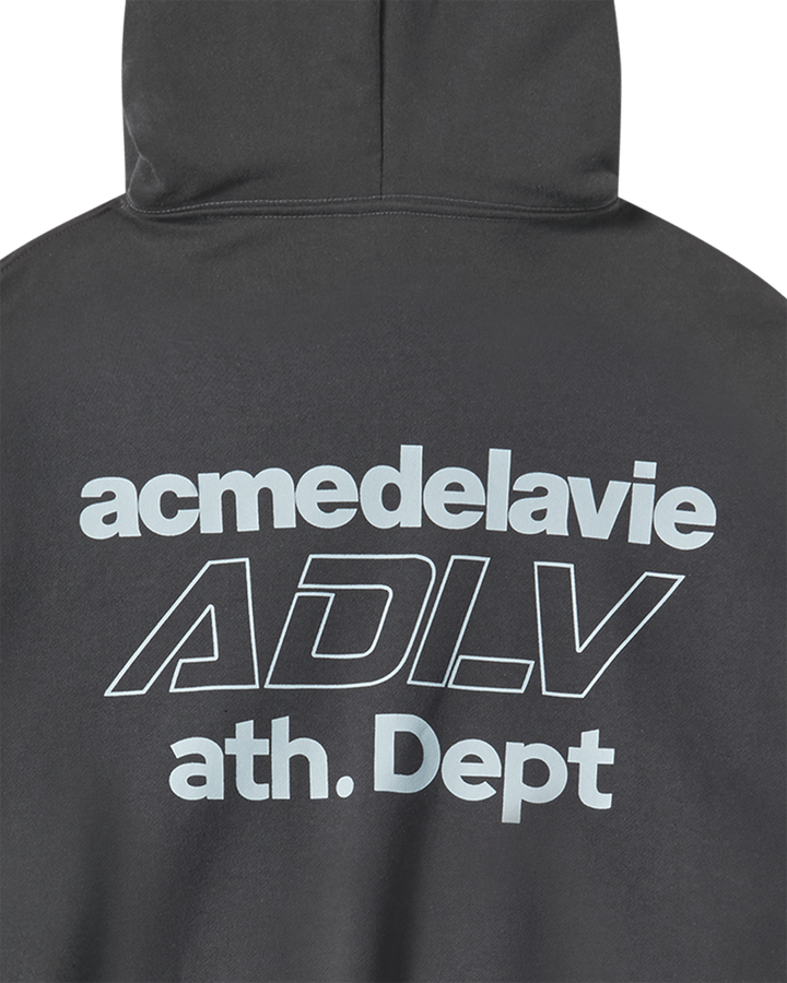 ADLV DEPT NAPPING HOODIE ZIP UP CHARCOAL