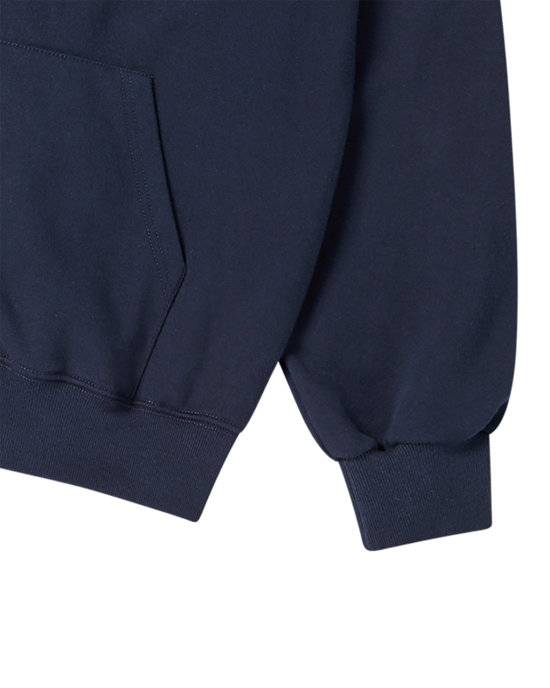 BORDER LINE BASIC LOGO HOODIE ZIP UP DARK NAVY