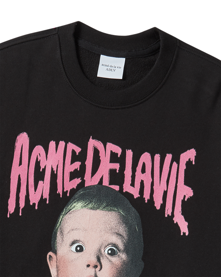HALLOWEEN SCREAM BOY SWEATSHIRT BLACK