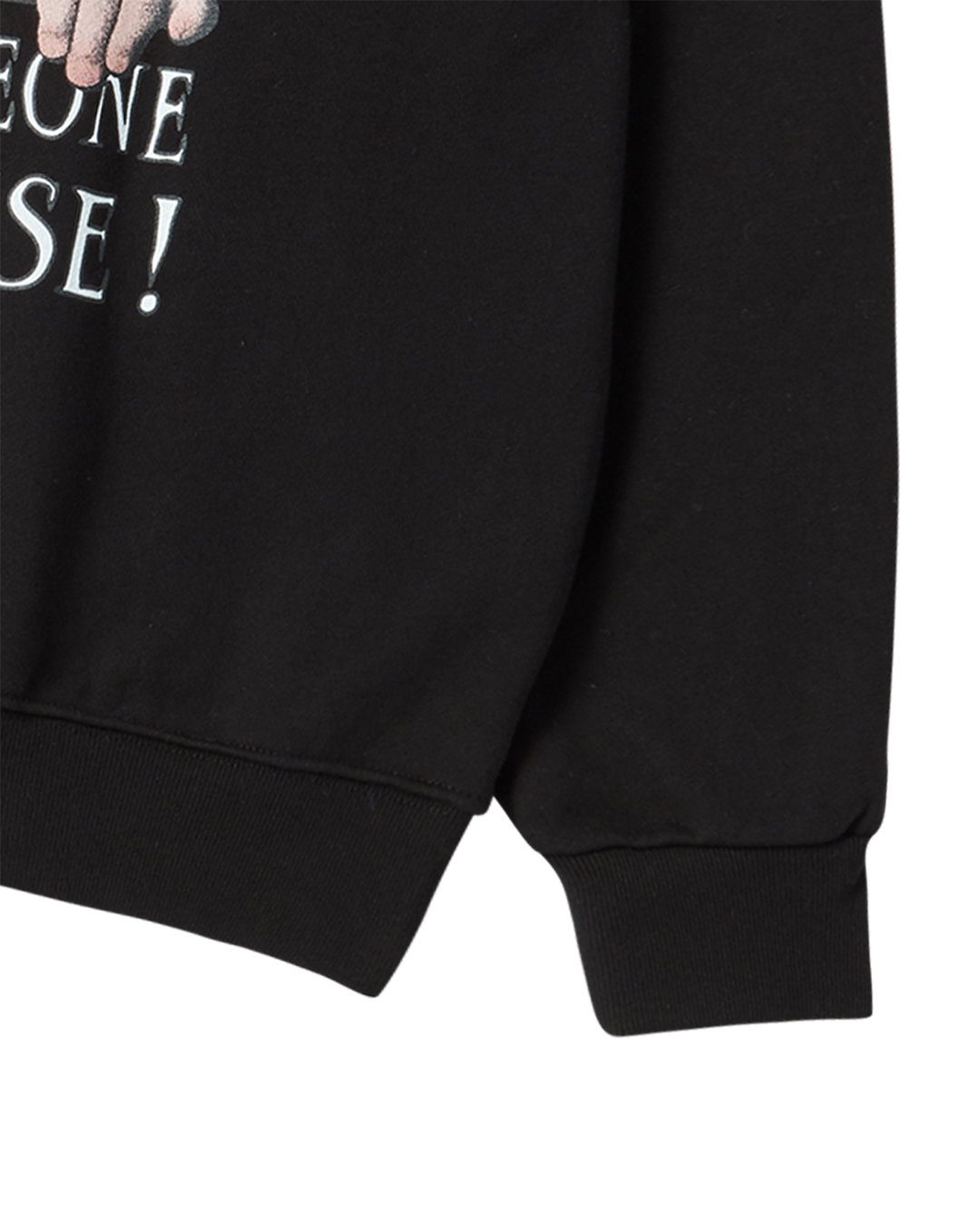 HALLOWEEN SCREAM BOY SWEATSHIRT BLACK