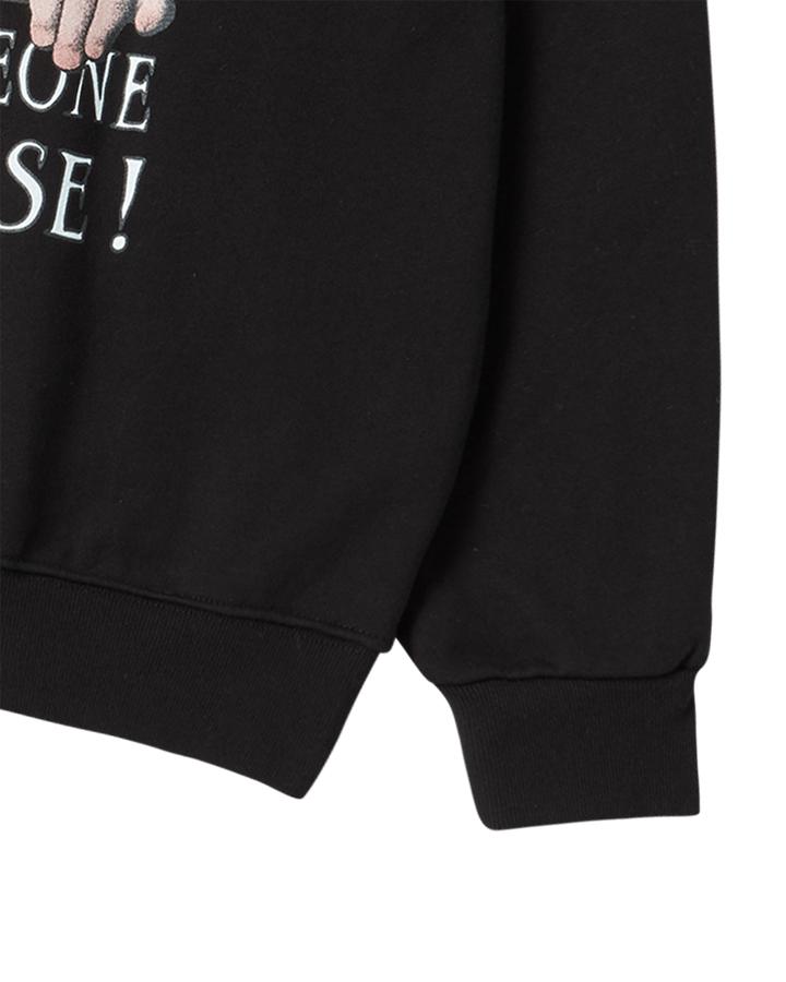 HALLOWEEN SCREAM BOY SWEATSHIRT BLACK