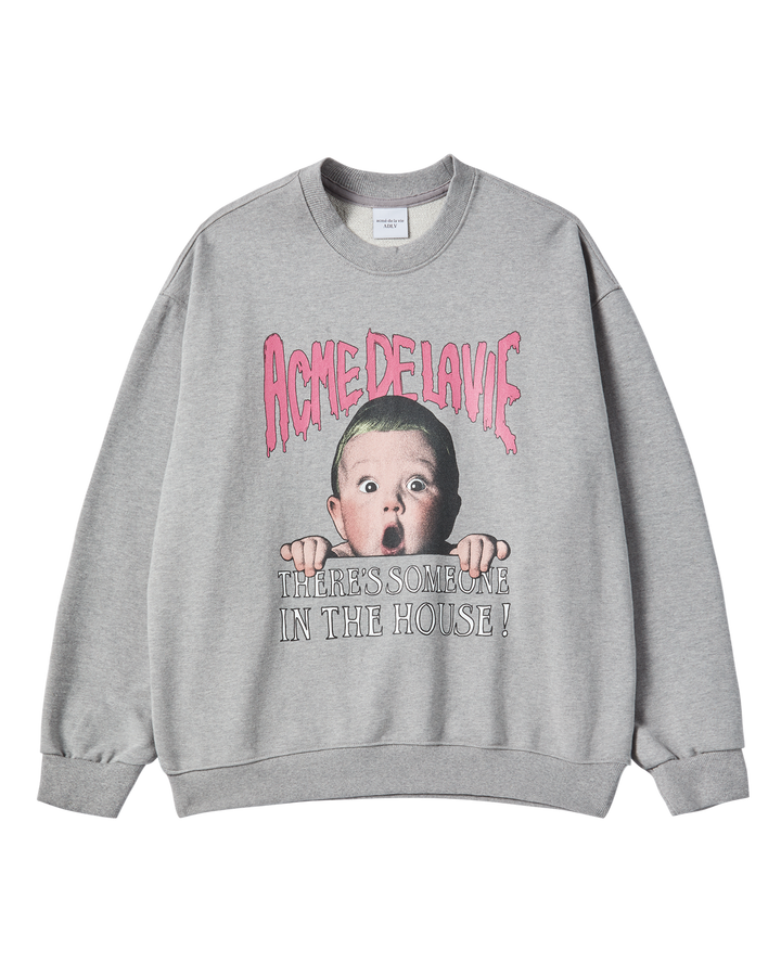 HALLOWEEN SCREAM BOY SWEATSHIRT MELANGE