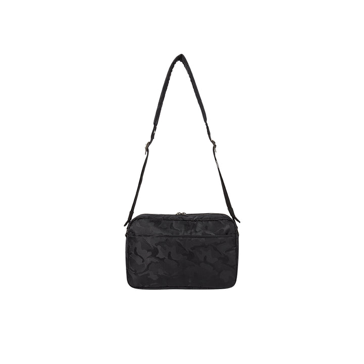 CAMOUFLAGE SQUARE CROSS BAG BLACK