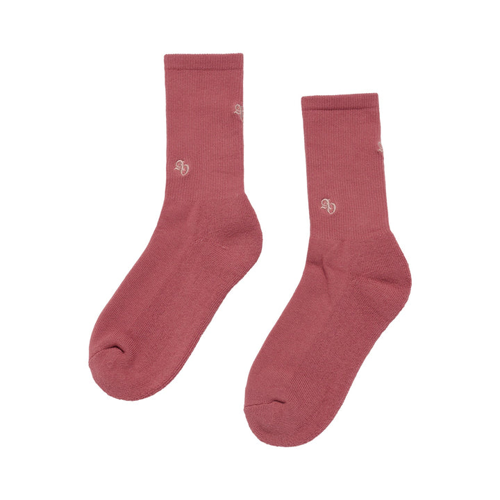 SMALL SYMBOL LOGO POINT SOCKS PINK