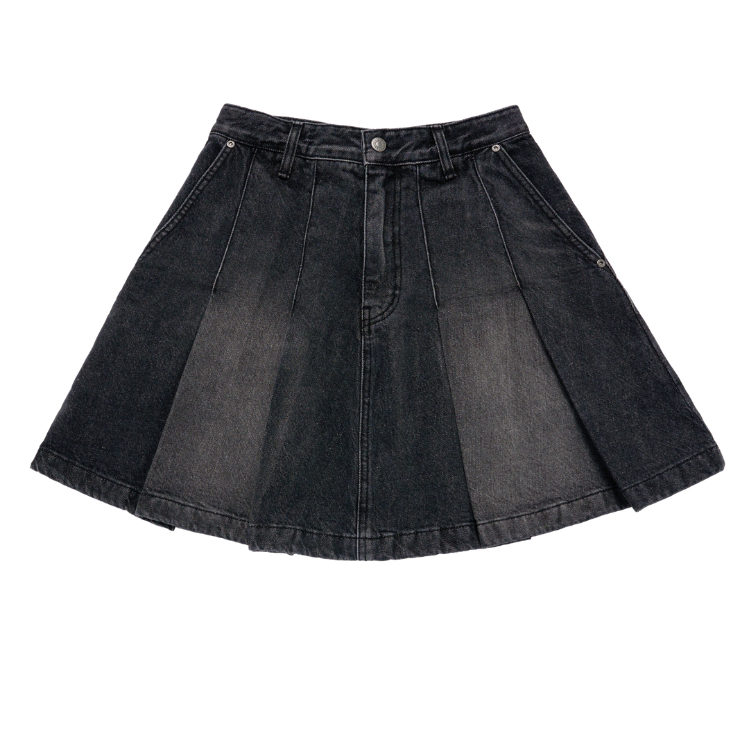 WOMAN DENIM DENNIS SKIRT BLACK