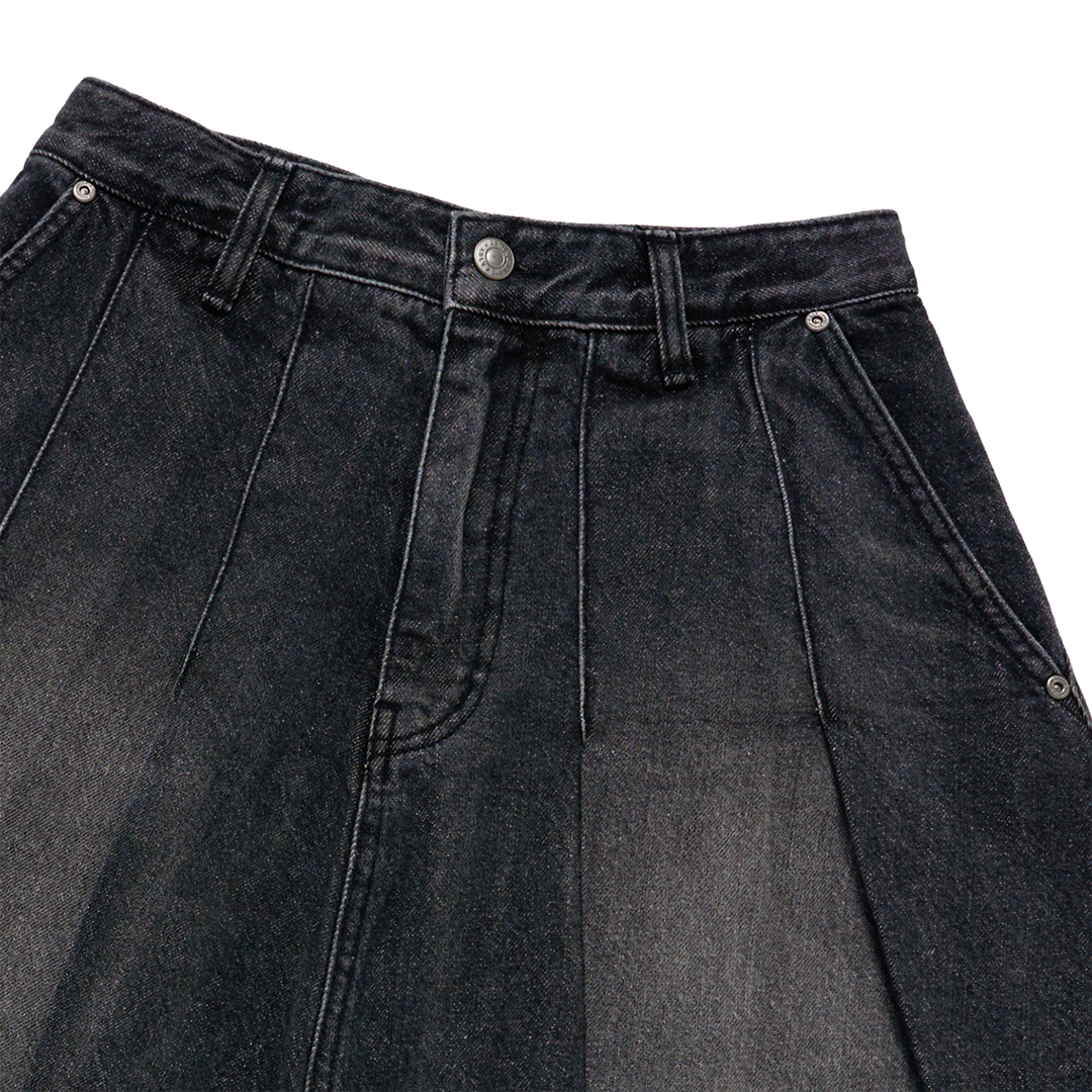 WOMAN DENIM DENNIS SKIRT BLACK