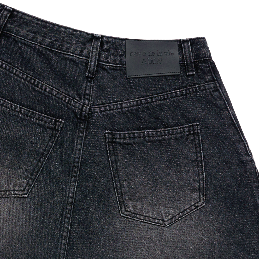 WOMAN DENIM DENNIS SKIRT BLACK