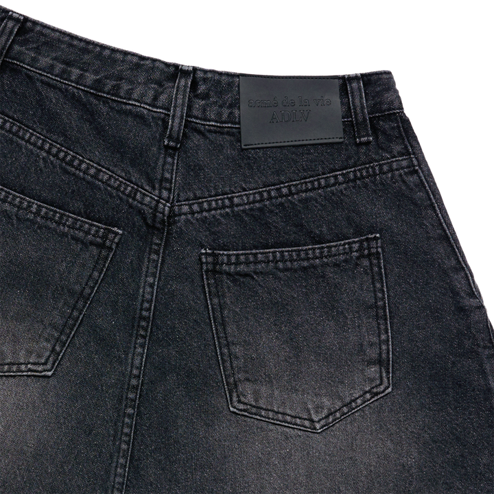 WOMAN DENIM DENNIS SKIRT BLACK