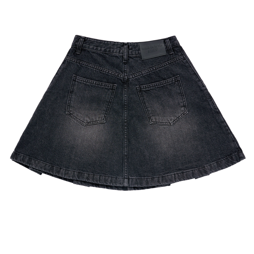 WOMAN DENIM DENNIS SKIRT BLACK