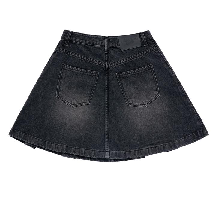 WOMAN DENIM DENNIS SKIRT BLACK