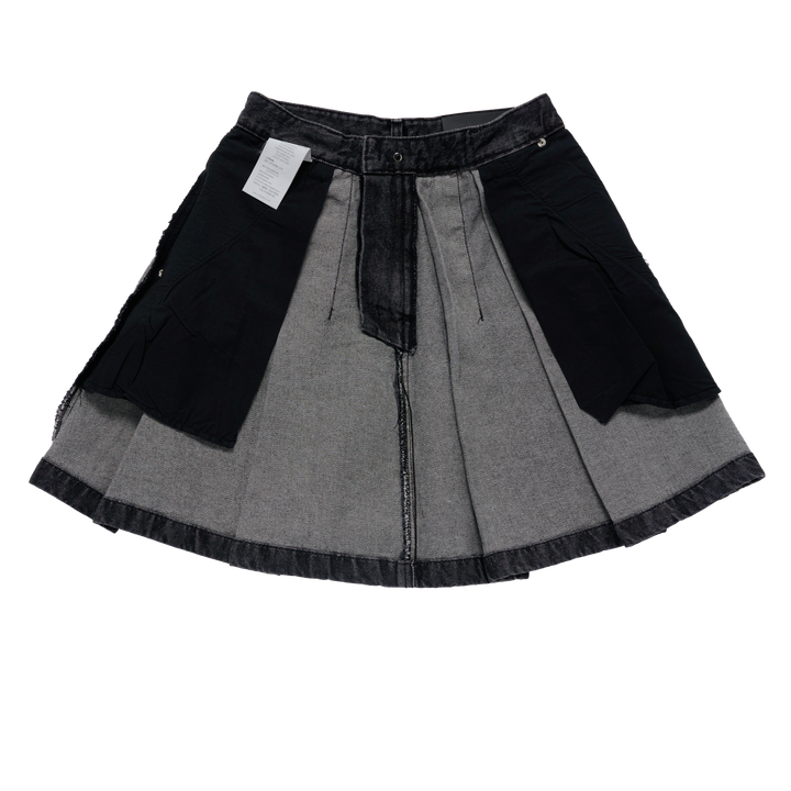 WOMAN DENIM DENNIS SKIRT BLACK