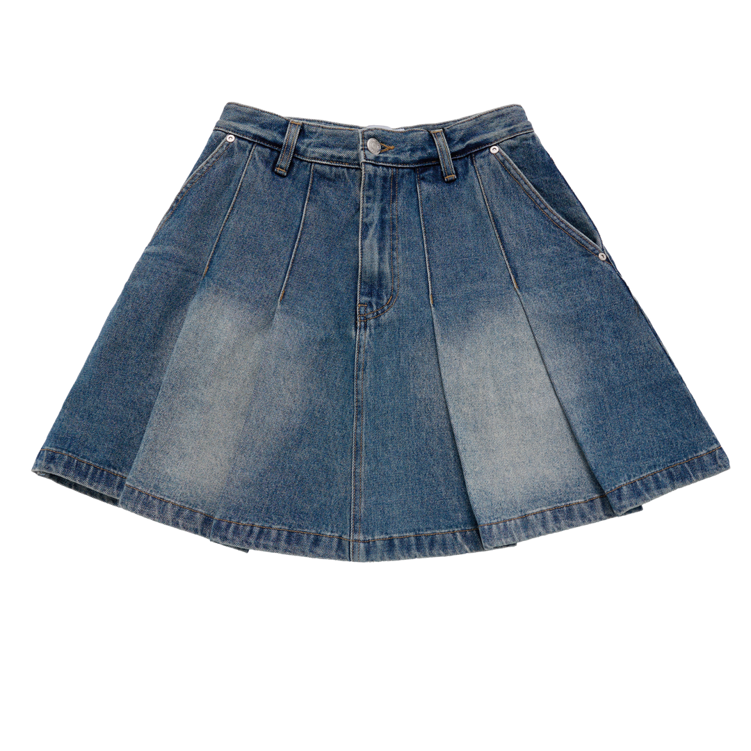 WOMAN DENIM DENNIS SKIRT BLUE