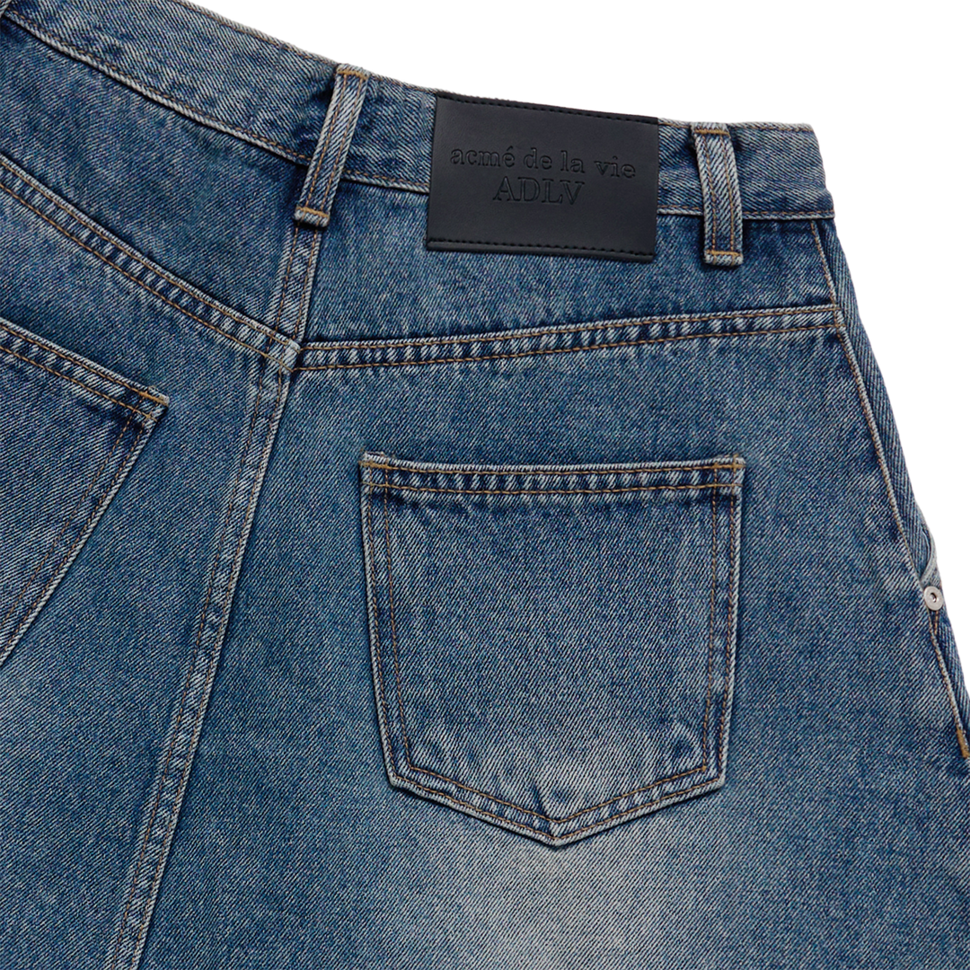 WOMAN DENIM DENNIS SKIRT BLUE