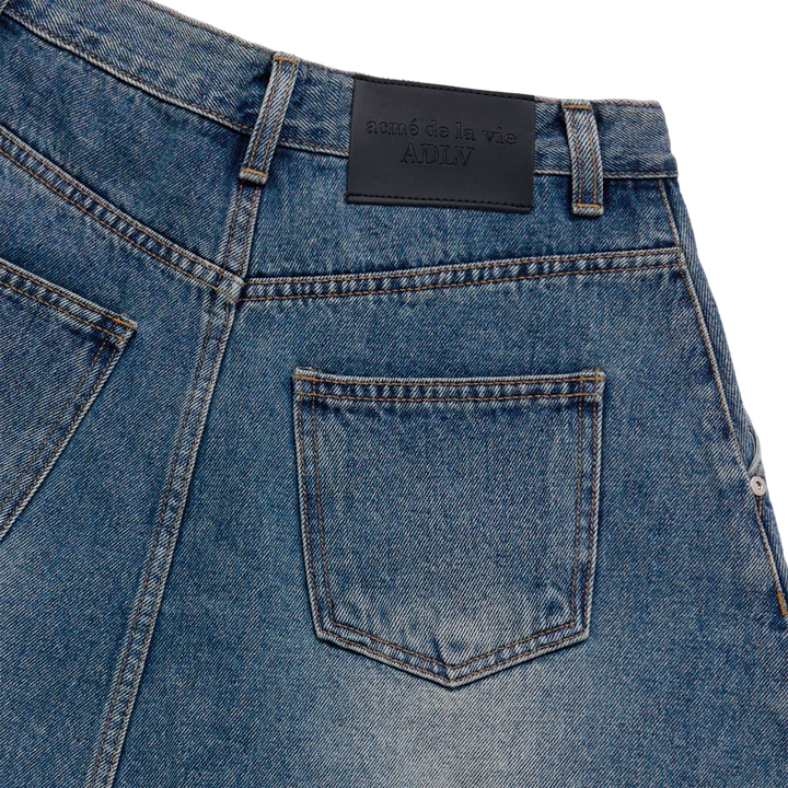 WOMAN DENIM DENNIS SKIRT BLUE