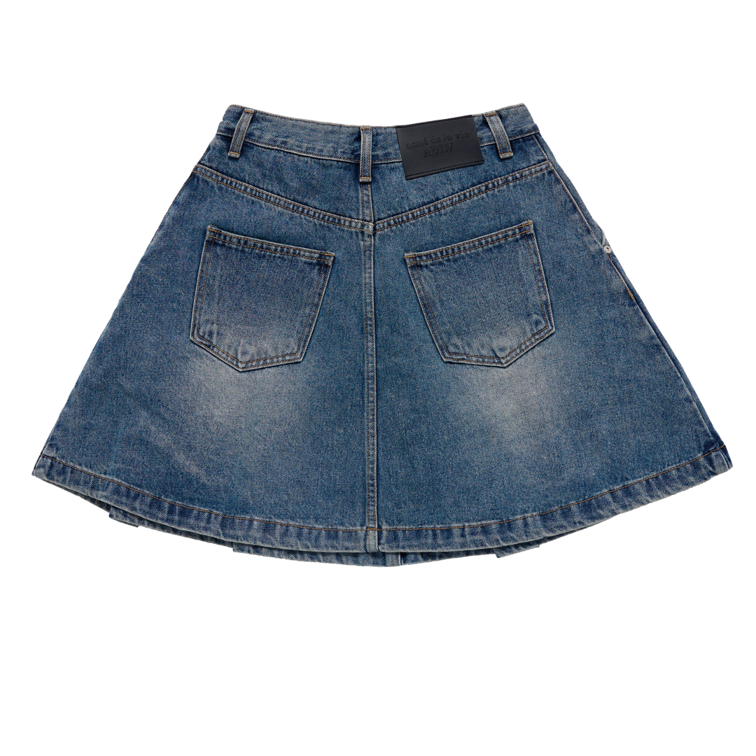 WOMAN DENIM DENNIS SKIRT BLUE