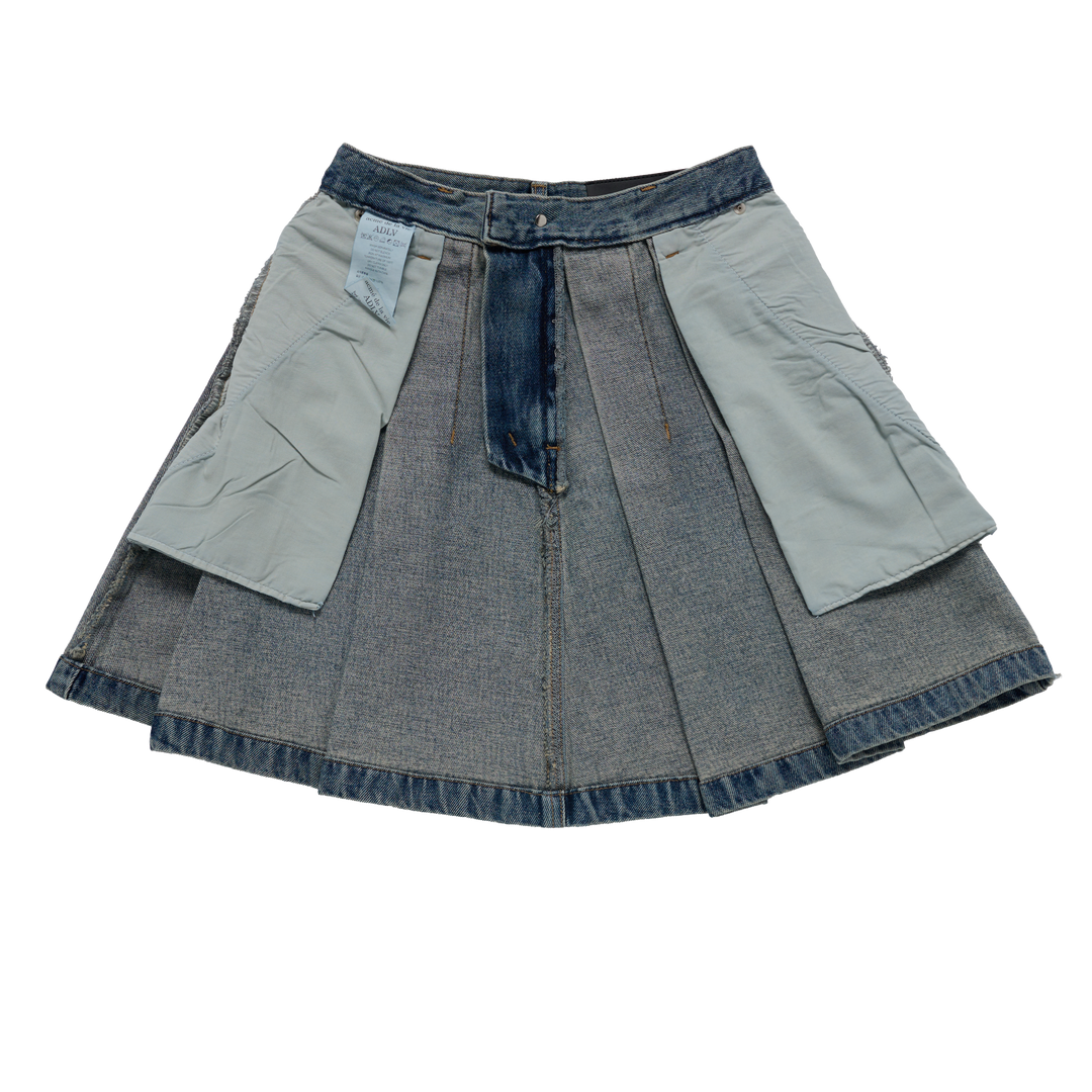 WOMAN DENIM DENNIS SKIRT BLUE