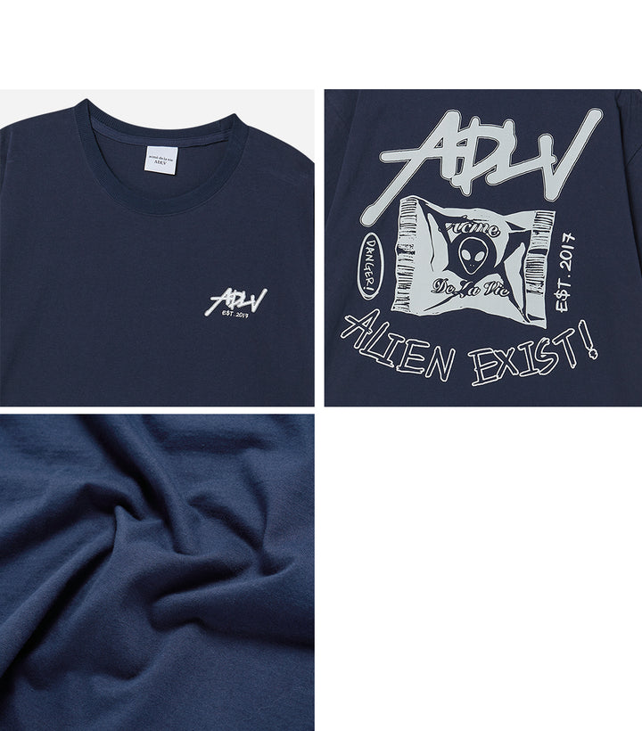 ALIEN SHORT SLEEVE T-SHIRT DARK NAVY