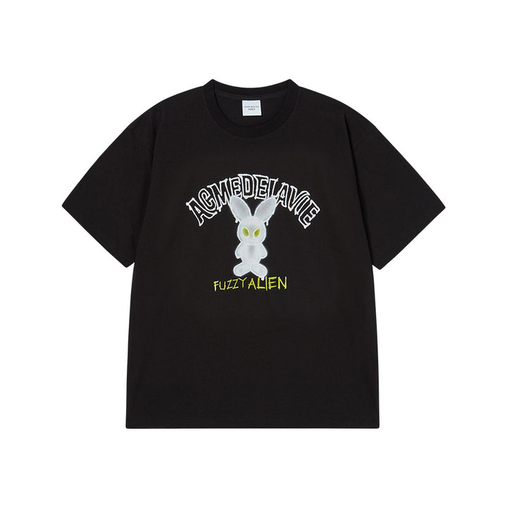 BLUR ALIEN SHORT SLEEVE T-SHIRT BLACK