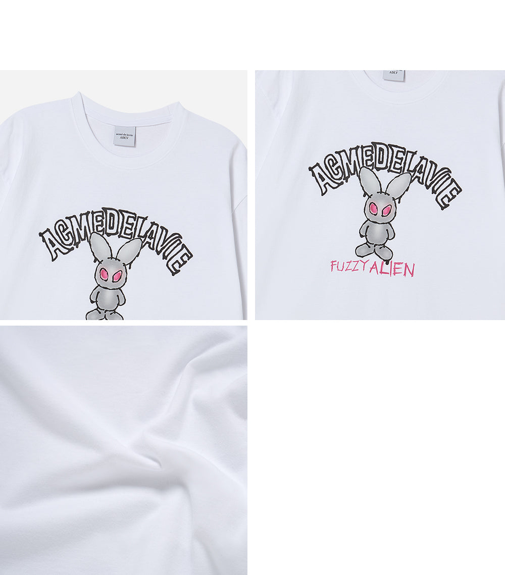 BLUR ALIEN SHORT SLEEVE T-SHIRT WHITE