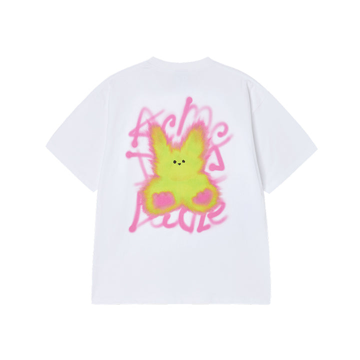 BLUR RABBIT SHORT SLEEVE T-SHIRT WHITE