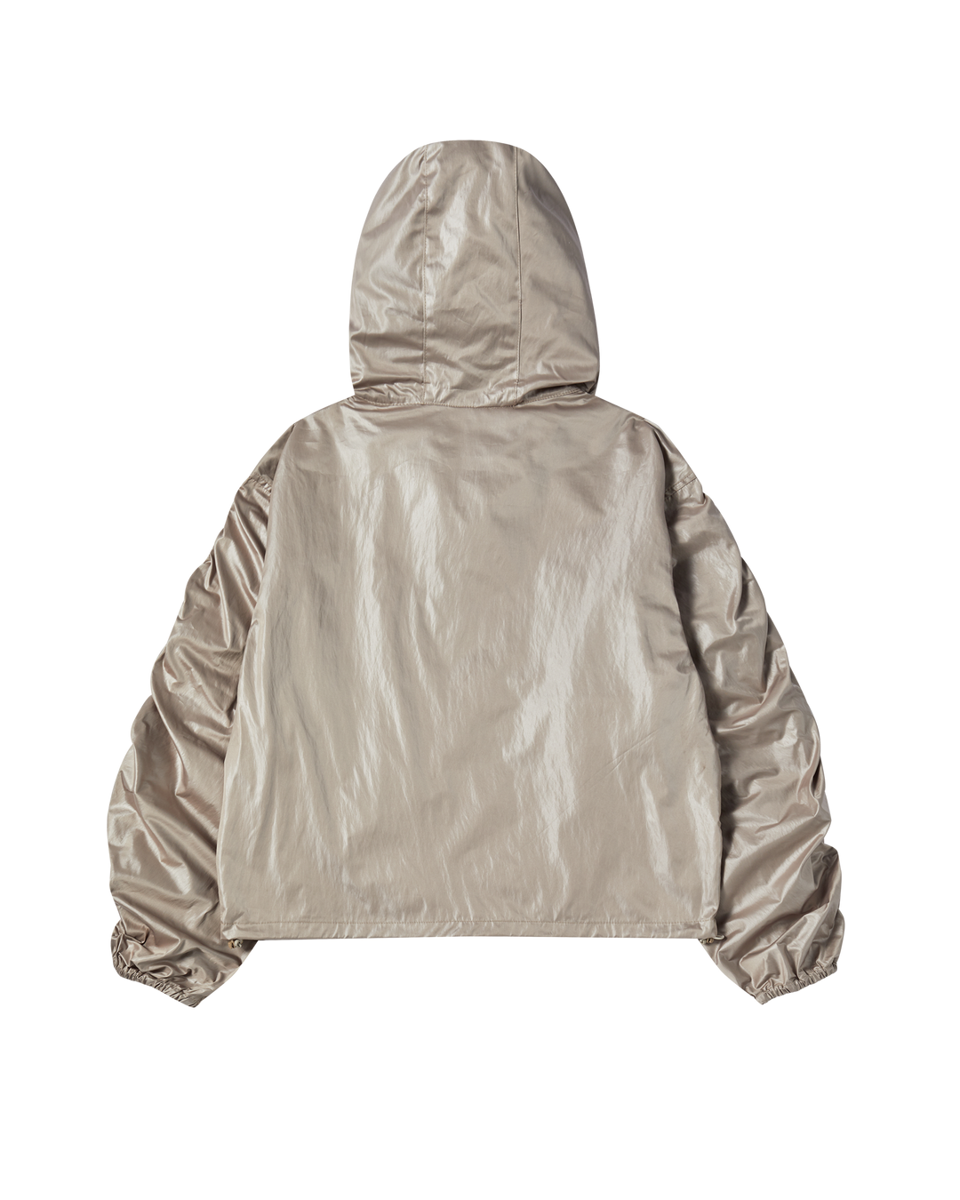 WOMAN SHIRRING WINDBREAKER JACKET BEIGE