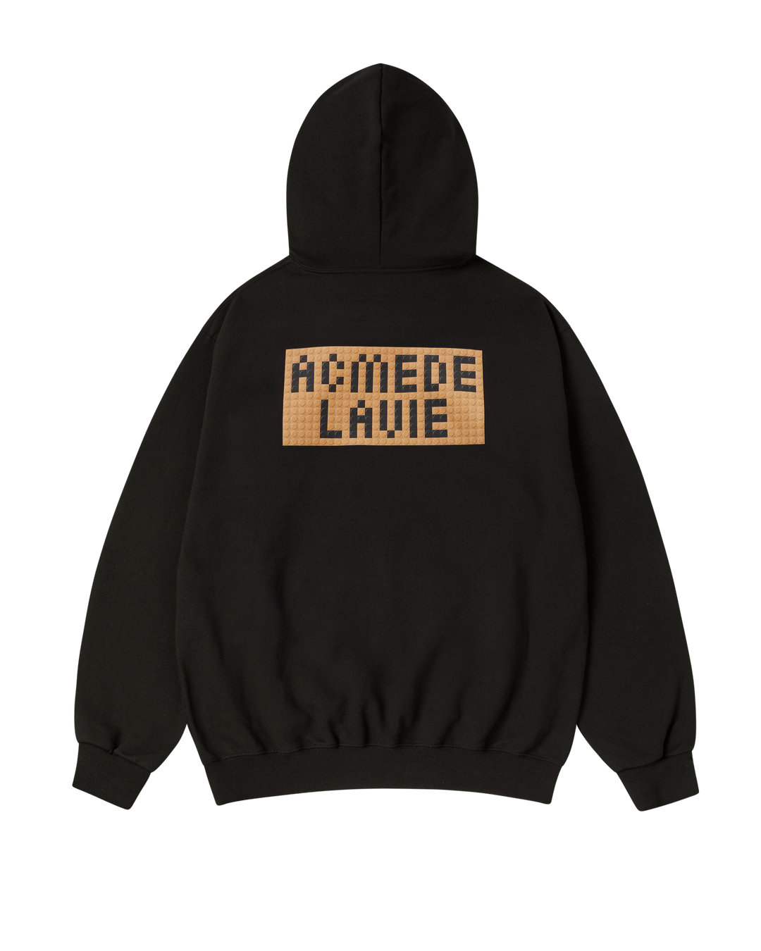 BLOCK AC BEAR HOODIE BLACK