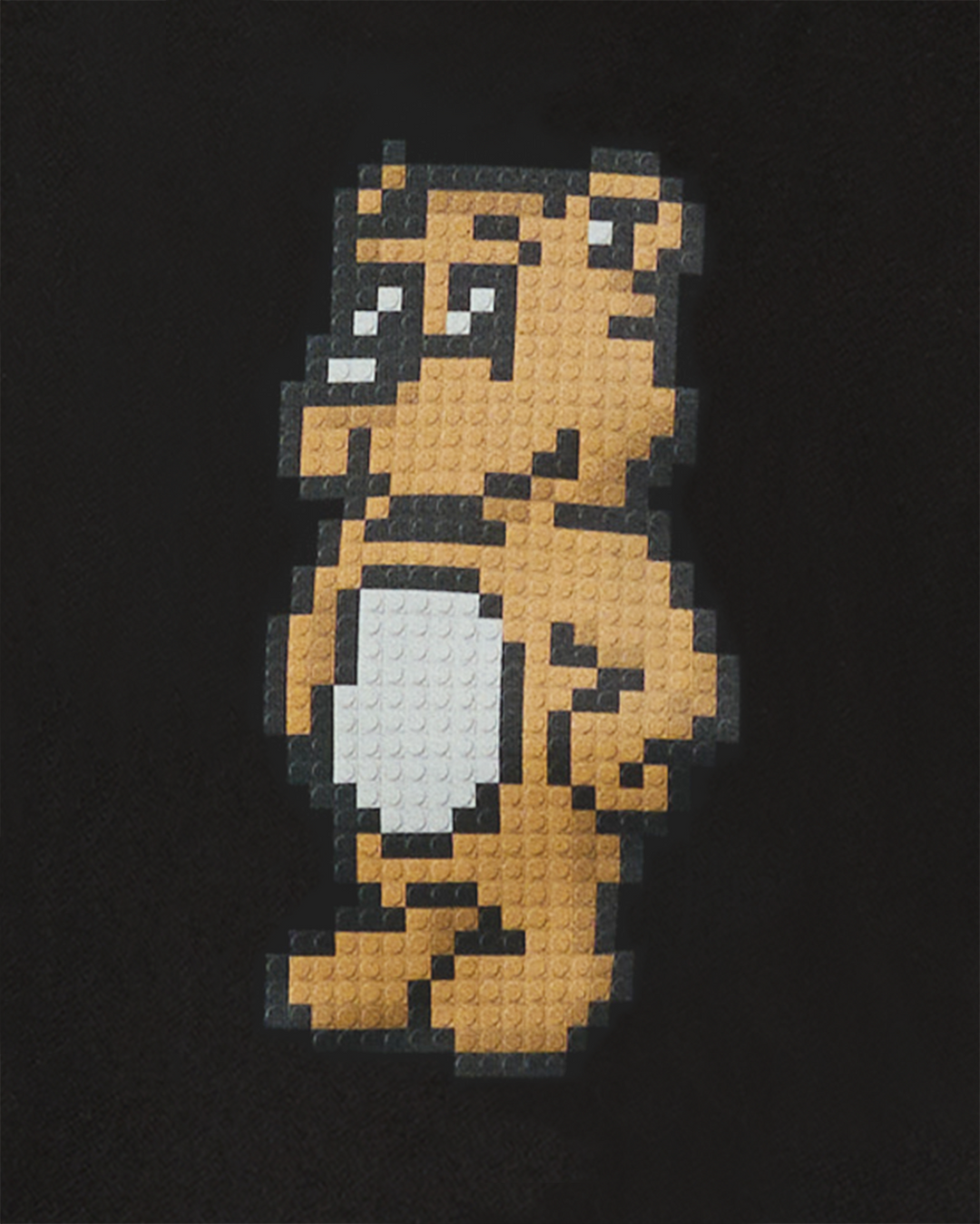 BLOCK AC BEAR HOODIE BLACK