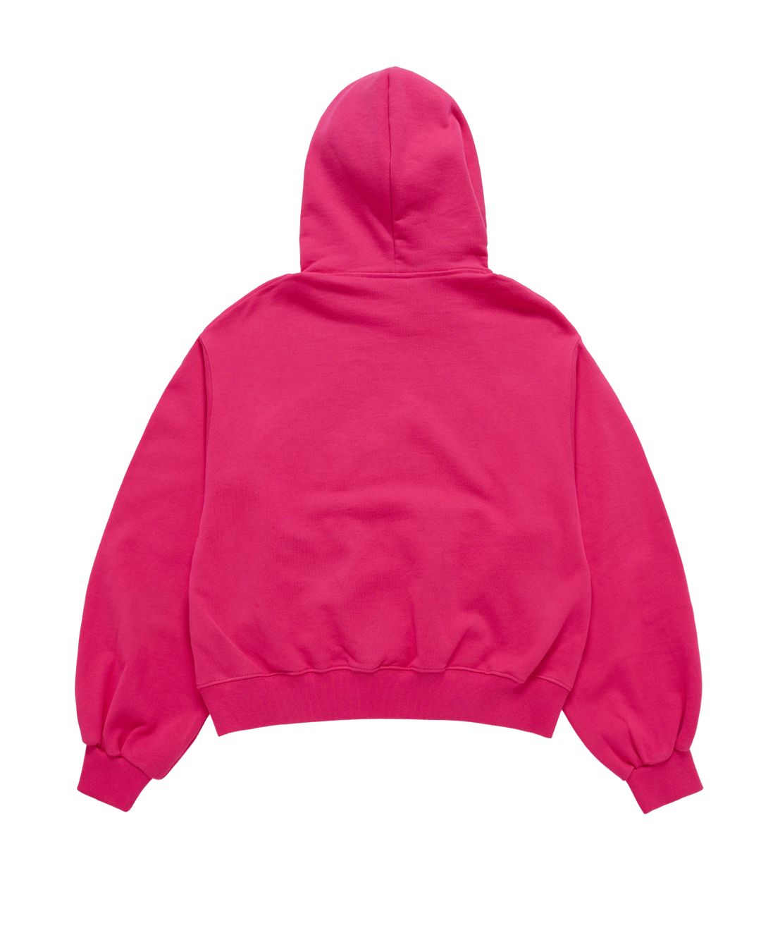 WOMAN BALLOON FIT HOODIE HOT PINK