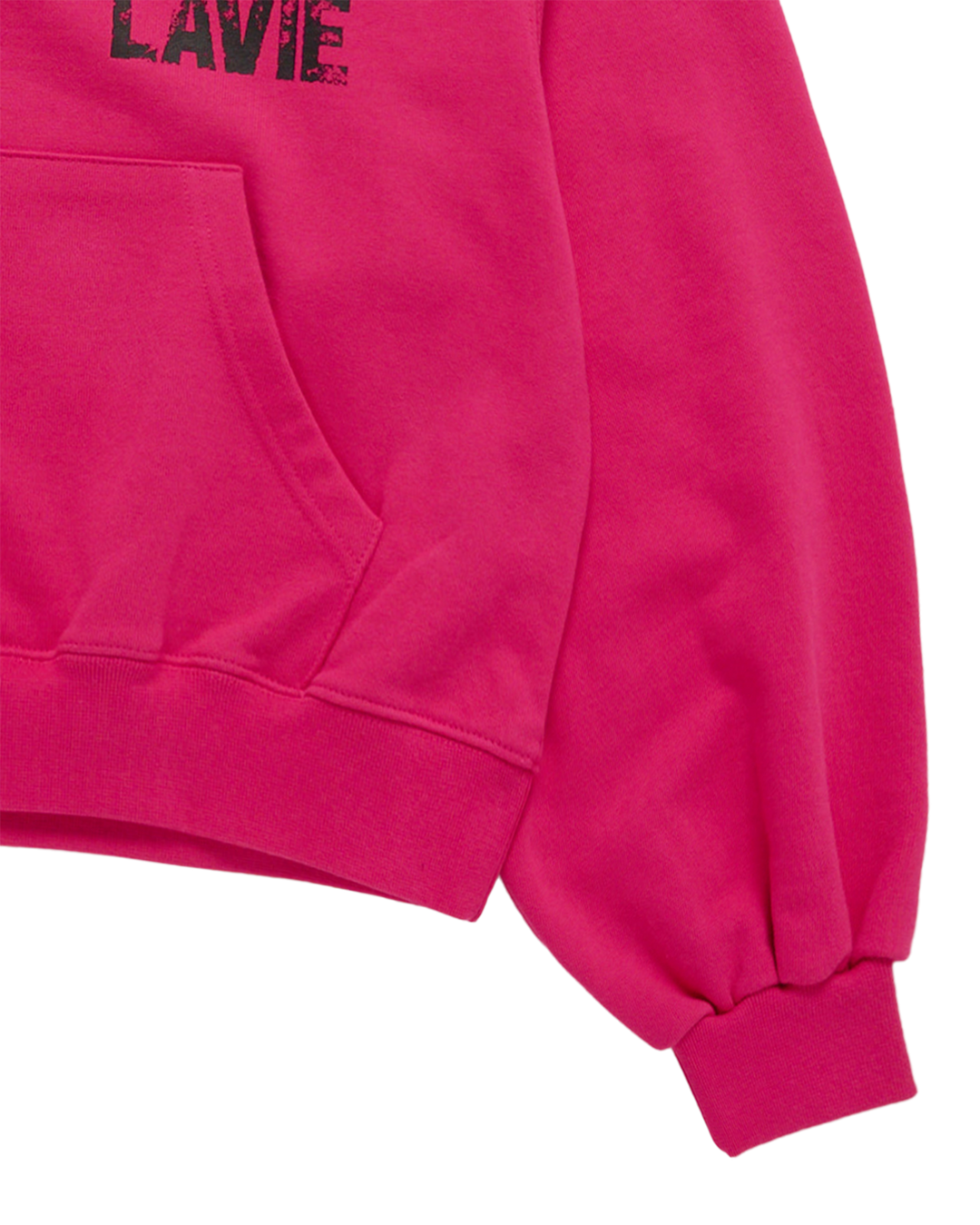 WOMAN BALLOON FIT HOODIE HOT PINK