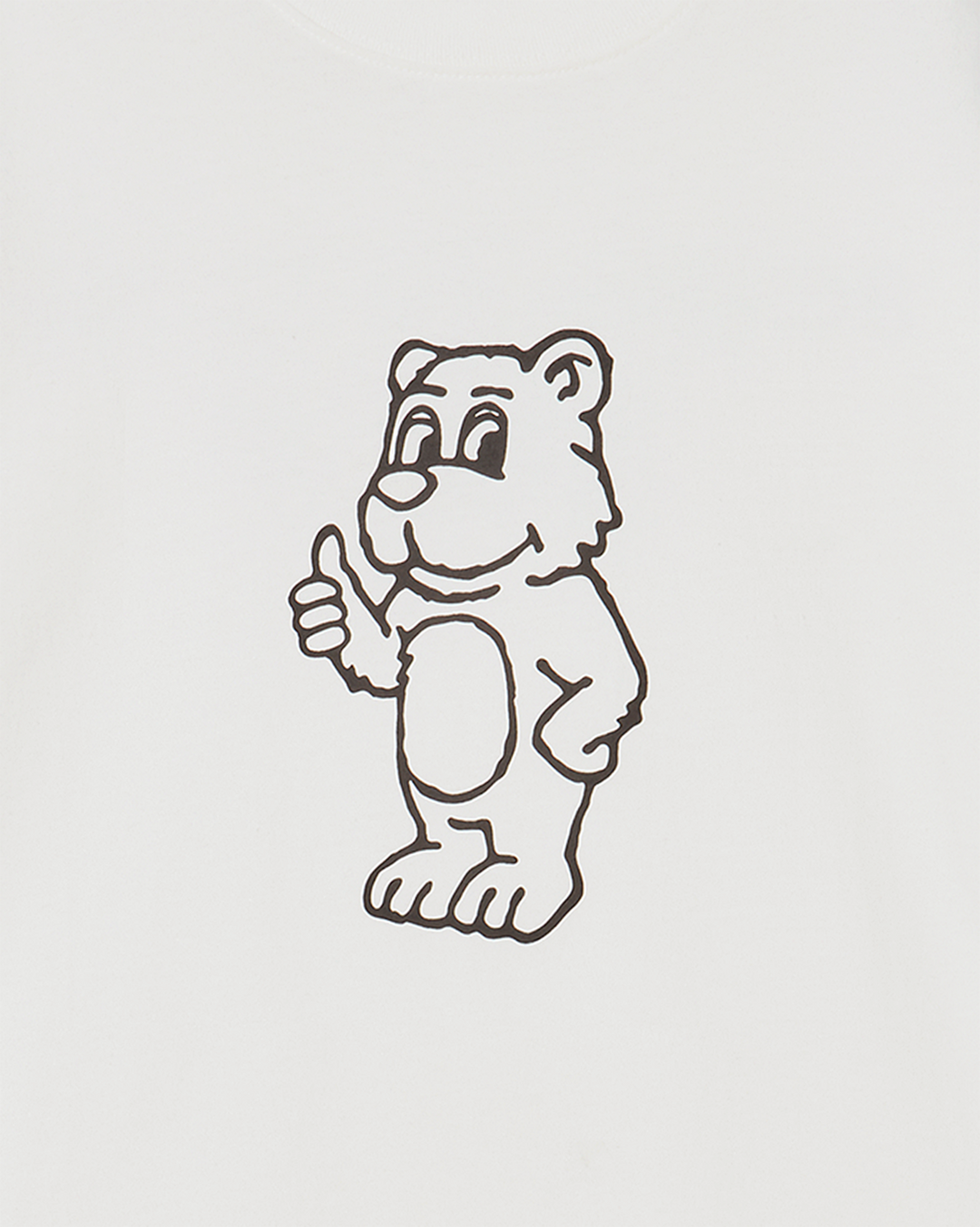 BASIC AC BEAR SHORT SLEEVE T-SHIRT CREAM