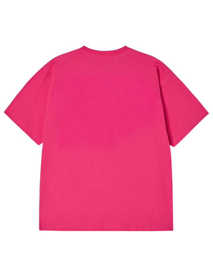 MAGAZINE AC BEAR SHORT SLEEVE T-SHIRT HOT PINK