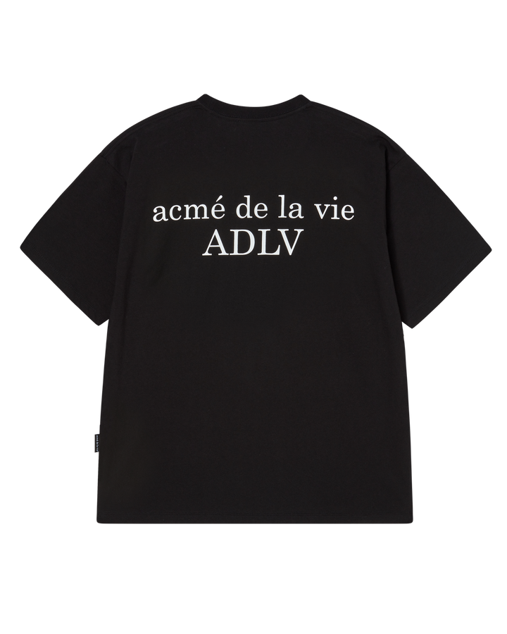 AC BEAR BABY FACE CAP BOY SHORT SLEEVE T-SHIRT BLACK