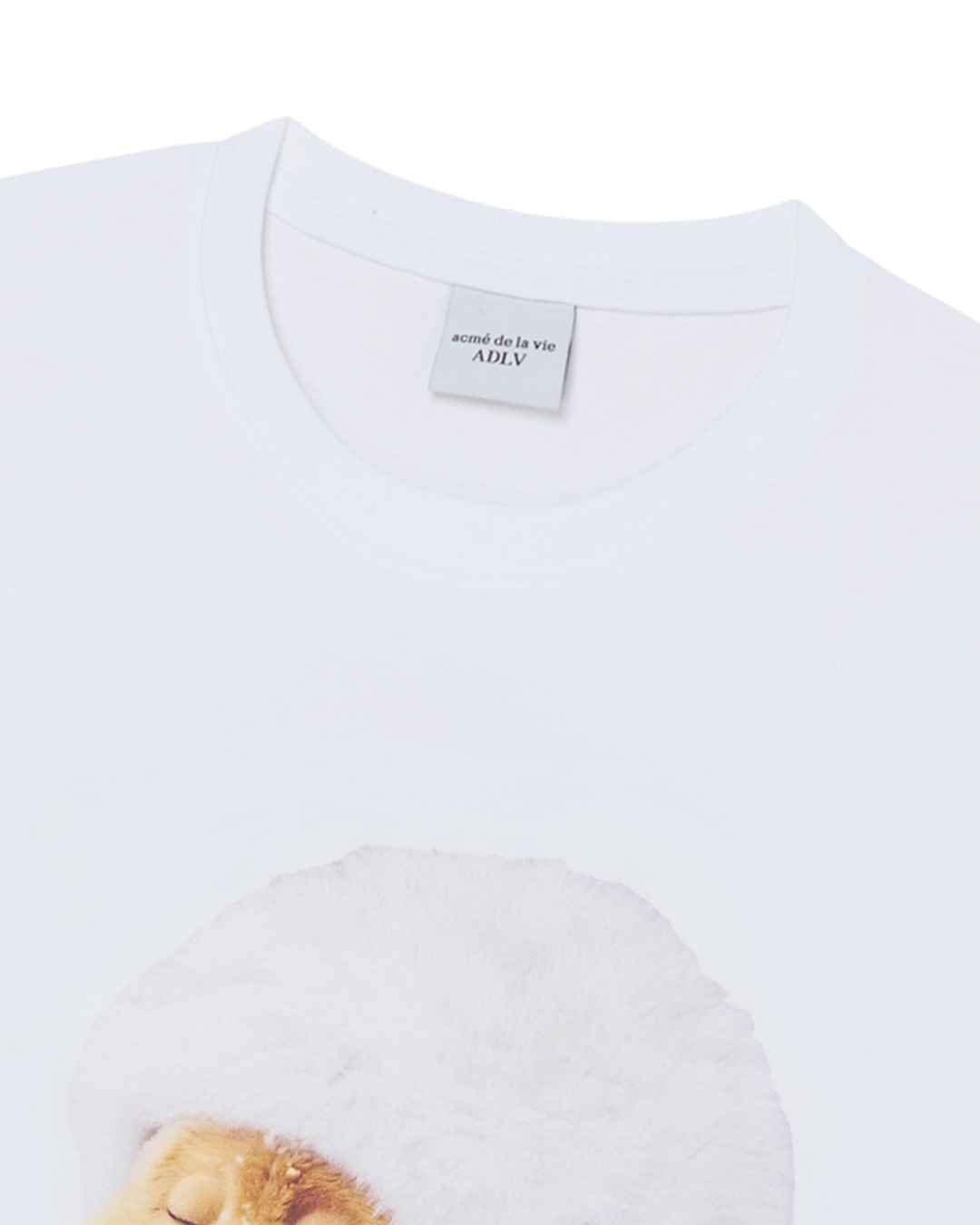 AC BEAR BABY FACE SNOW SHORT SLEEVE T-SHIRT WHITE