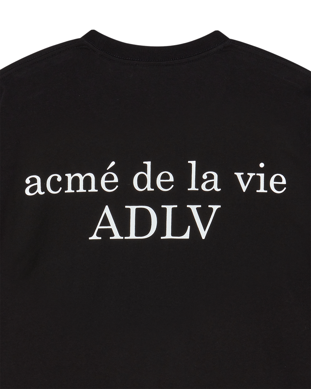 AC BEAR DONUT BABY FACE SHORT SLEEVE T-SHIRT BLACK