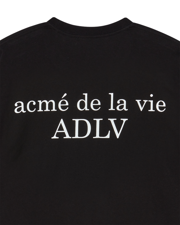 AC BEAR DONUT BABY FACE SHORT SLEEVE T-SHIRT BLACK