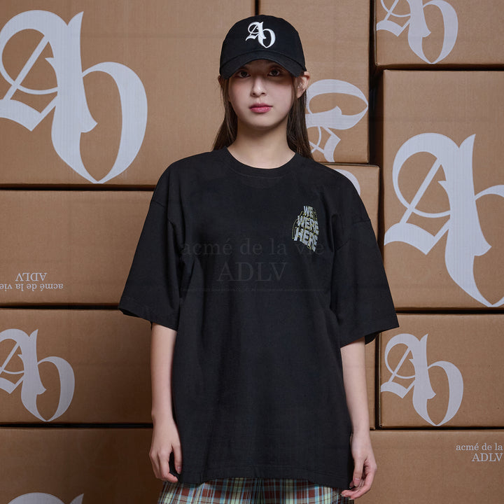 ADLV WE WERE OVERLAP ARTWORK SHORT SLEEVE T-SHIRT