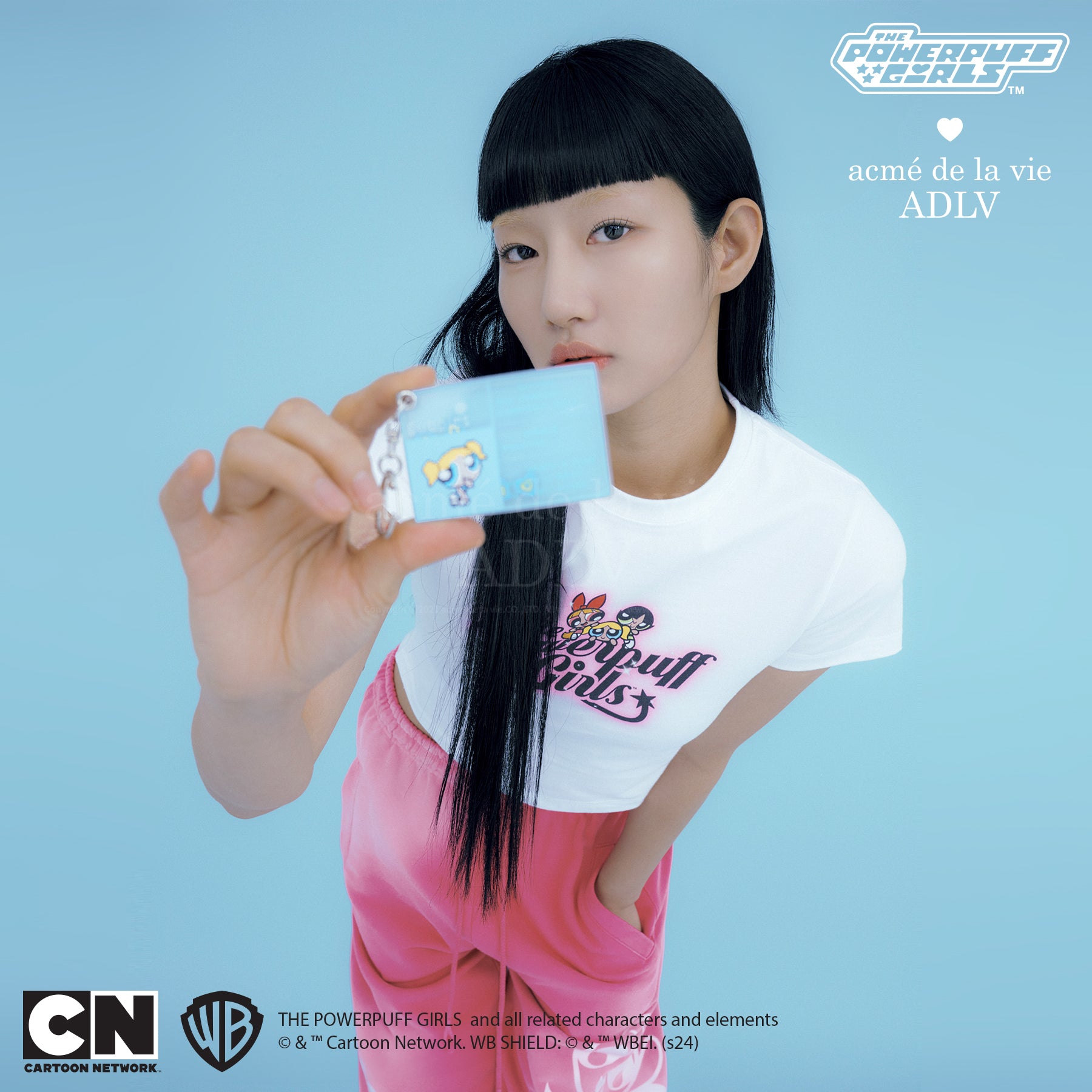 Tシャツ・カットソー ACME DE LA VIE xThe Powerpuff logo t-shirts 4BUK069 The Powerpuff Girls x acmedelavie logo crop t-shirts 4BUK070