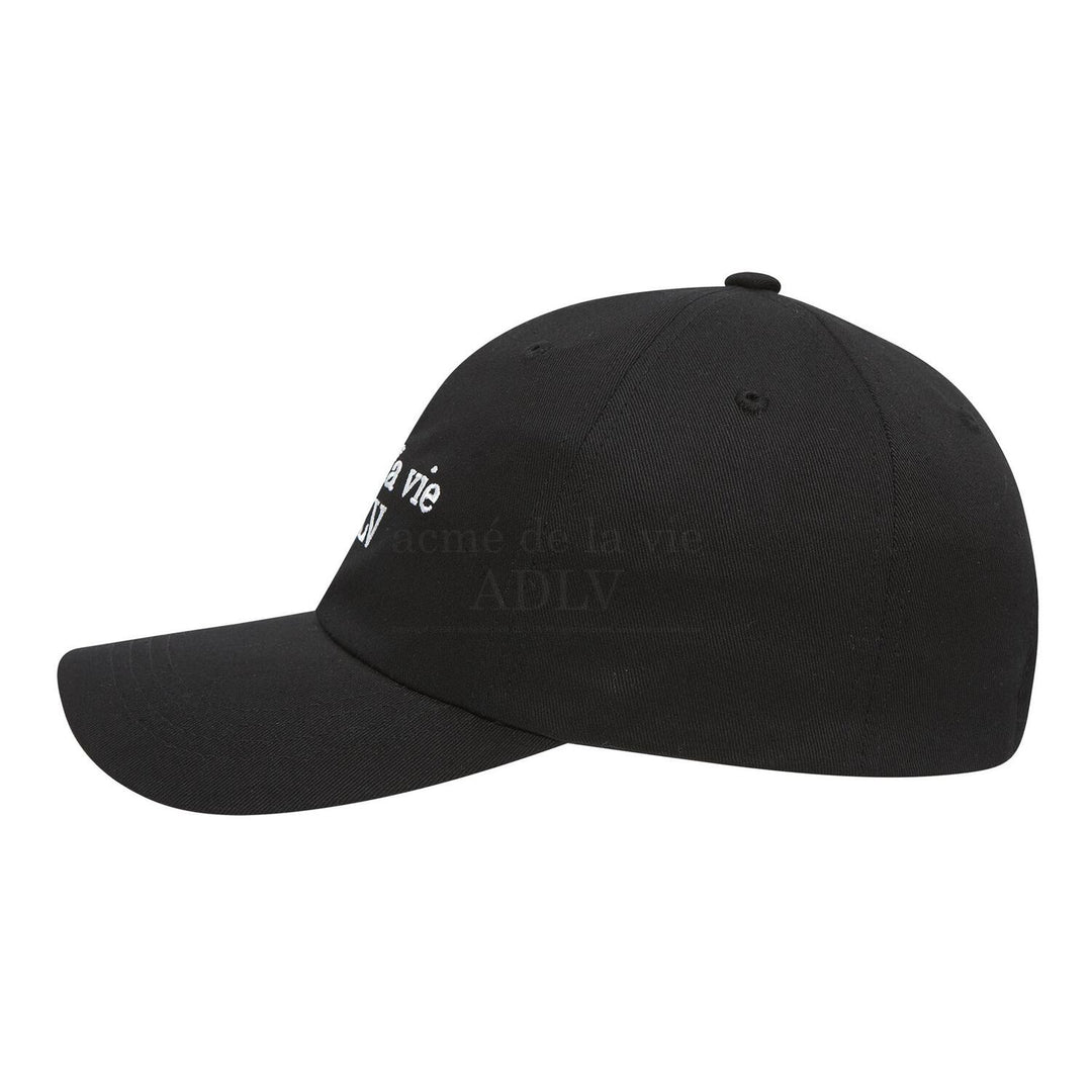 ADLV BASIC BASEBALL CAP BLACK