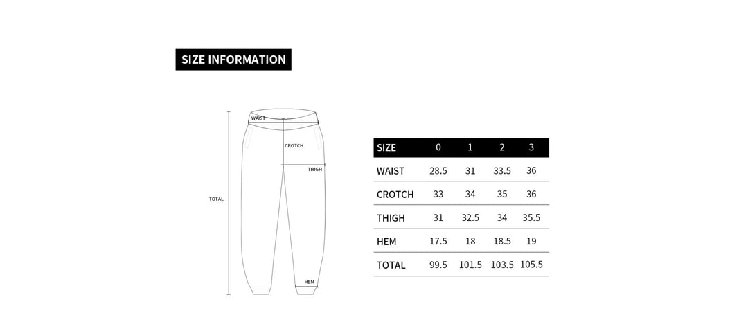 ADLV SCRIPT LOGO EMBROIDERY LONG PANTS