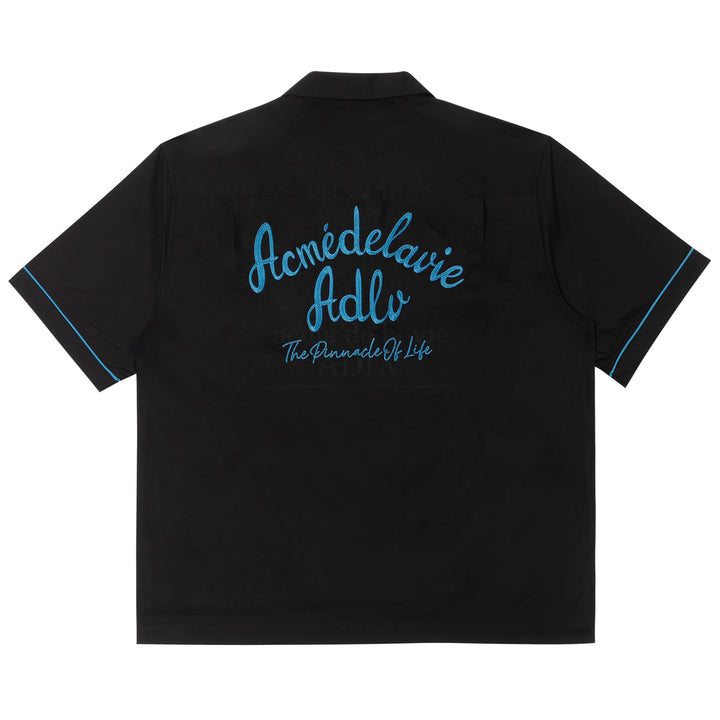 ADLV SCRIPT LOGO OPEN COLLAR SHIRT