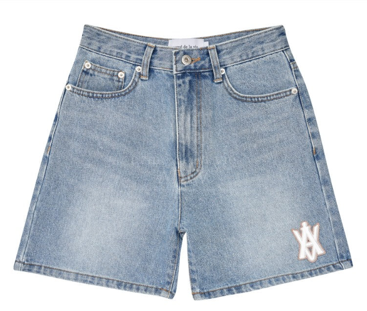 Patch Denim Short