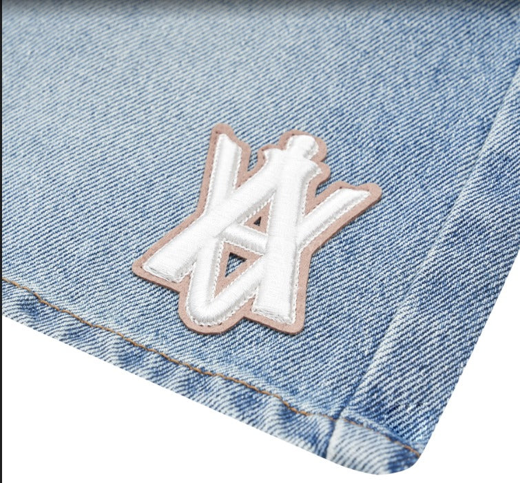 Patch Denim Short