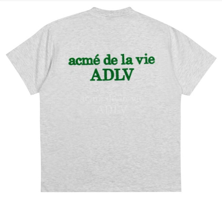 ADLV REAL TURF EMBROIDERY SHORT SLEEVE T-SHIRT MELANGE