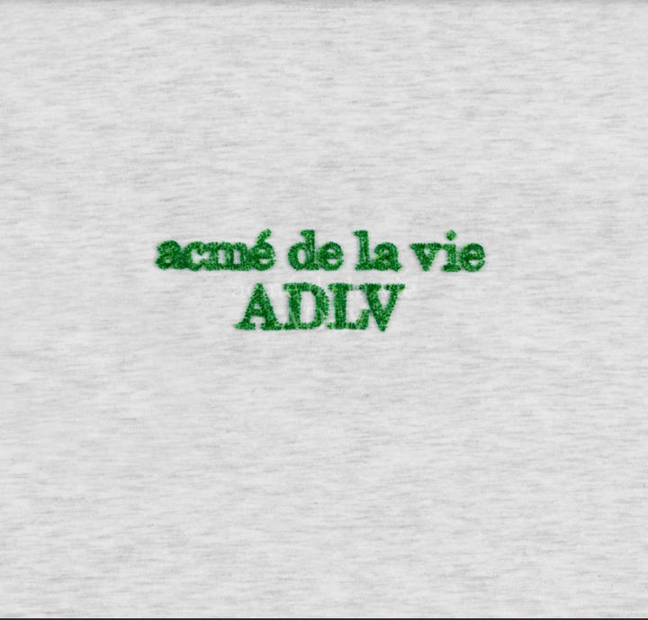 ADLV REAL TURF EMBROIDERY SHORT SLEEVE T-SHIRT MELANGE