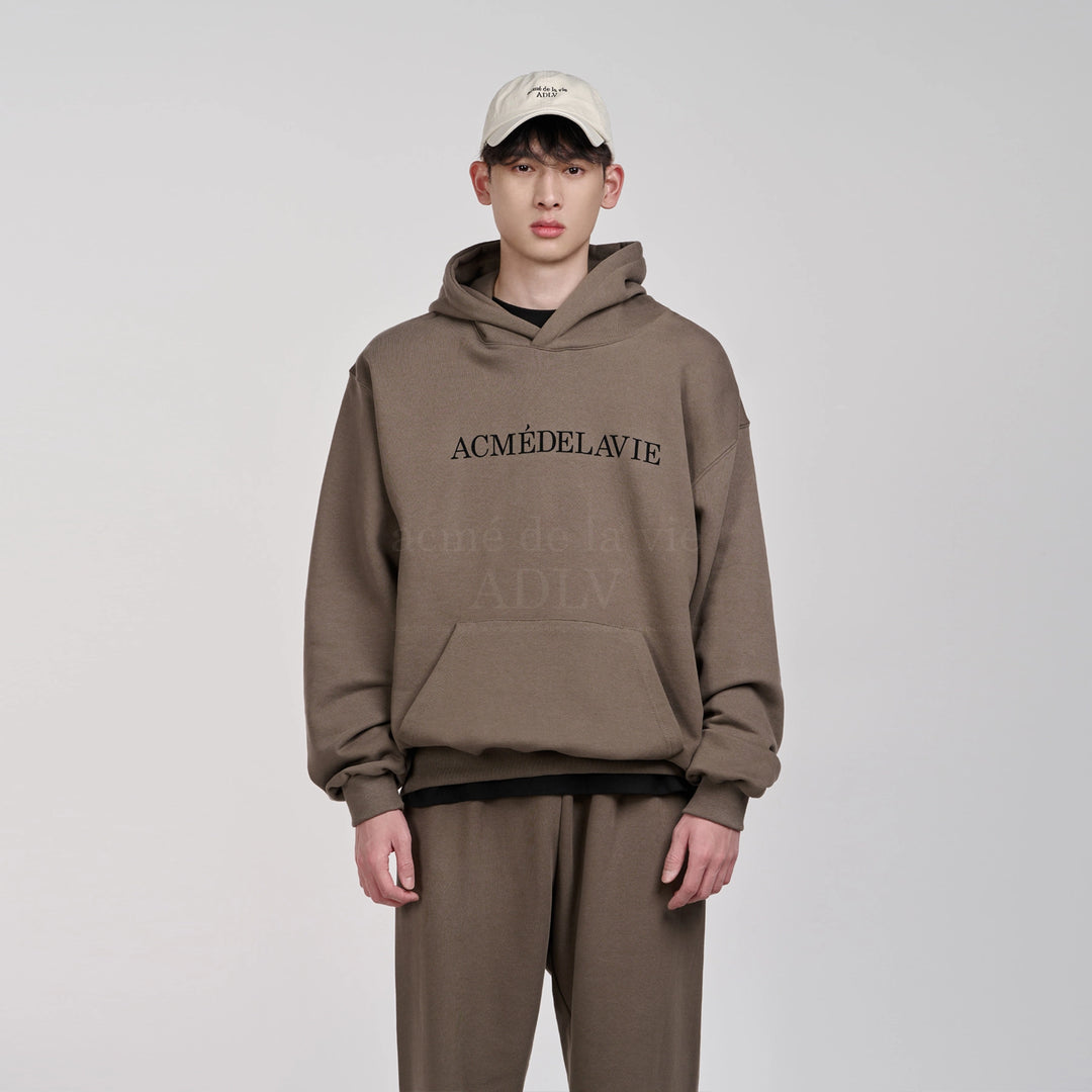 ADLV ESSENTIAL LOGO SEASON2 HOODIE COCOA