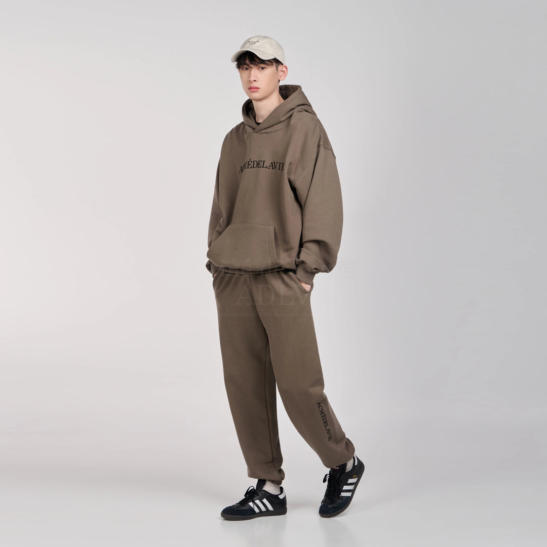 ADLV ESSENTIAL LOGO SEASON2 HOODIE COCOA