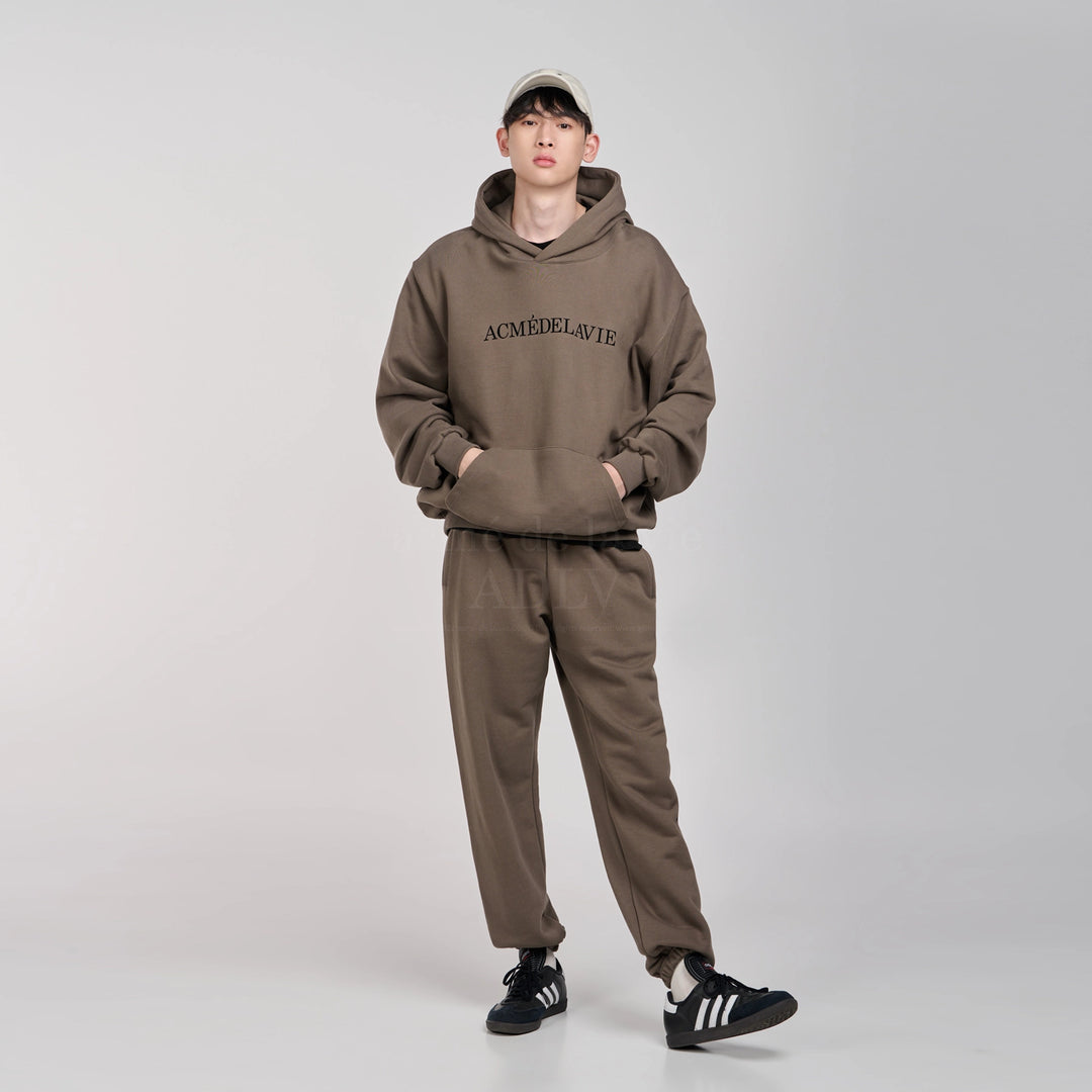 ADLV ESSENTIAL LOGO SEASON2 HOODIE COCOA