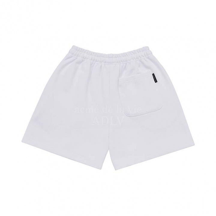 ADLV CIRCLE WAPPEN TRAINING SHORT WHITE (WOMEN)