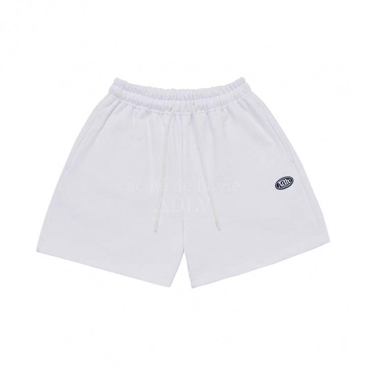 ADLV CIRCLE WAPPEN TRAINING SHORT WHITE (WOMEN)