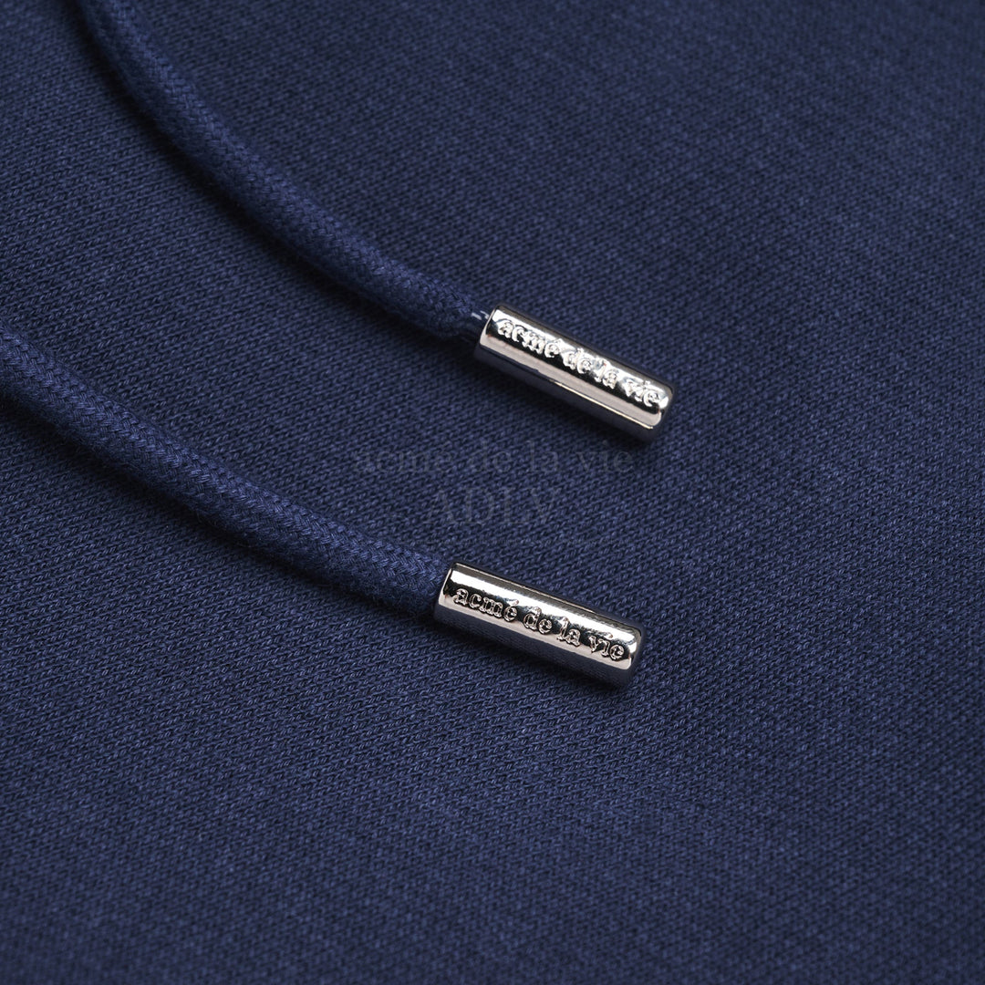 ADLV BASIC LOGO SEASON2 ZIP HOODIE NAVY